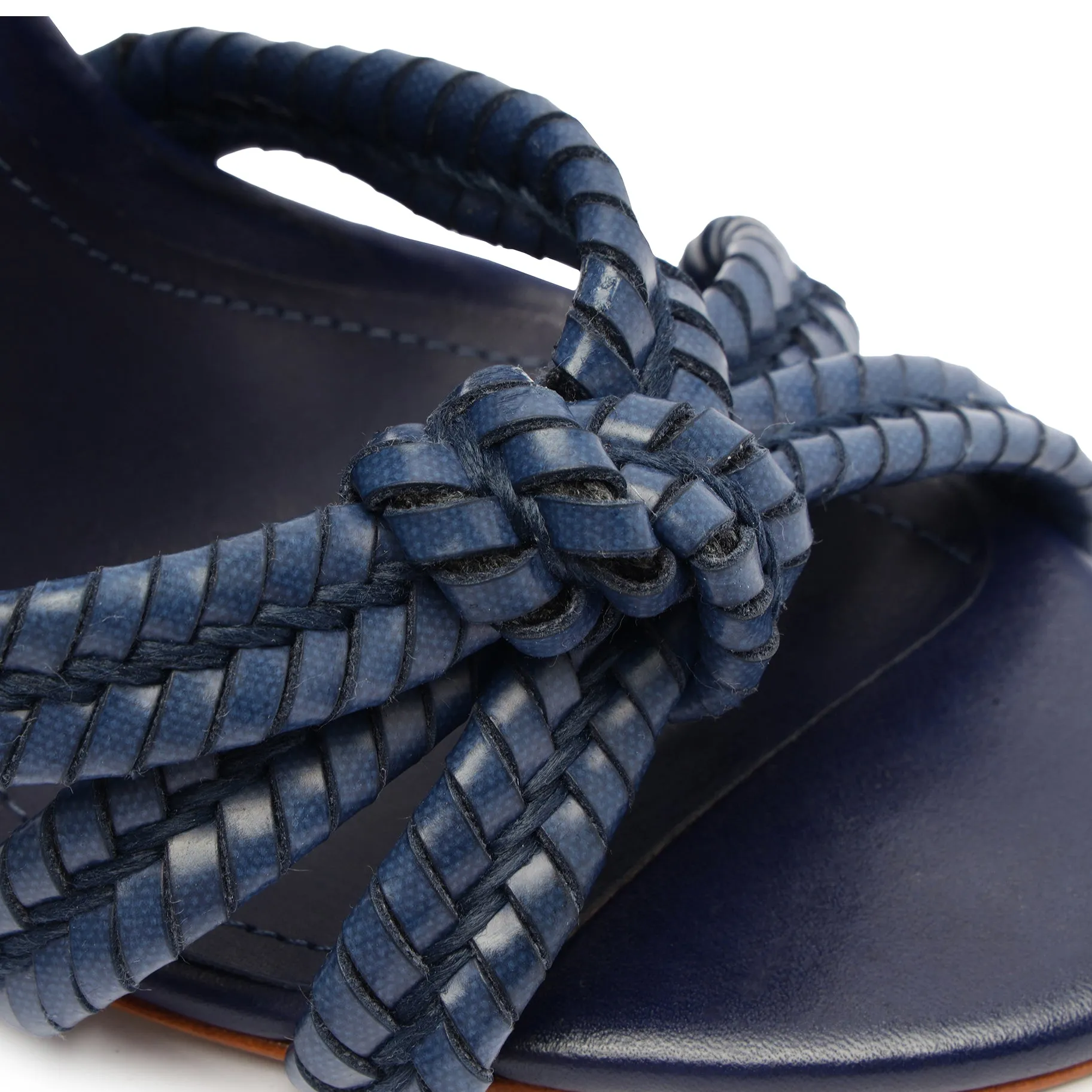 Kareena Woven Leather Sandal sold by SCHUTZ product image thumbnail 4