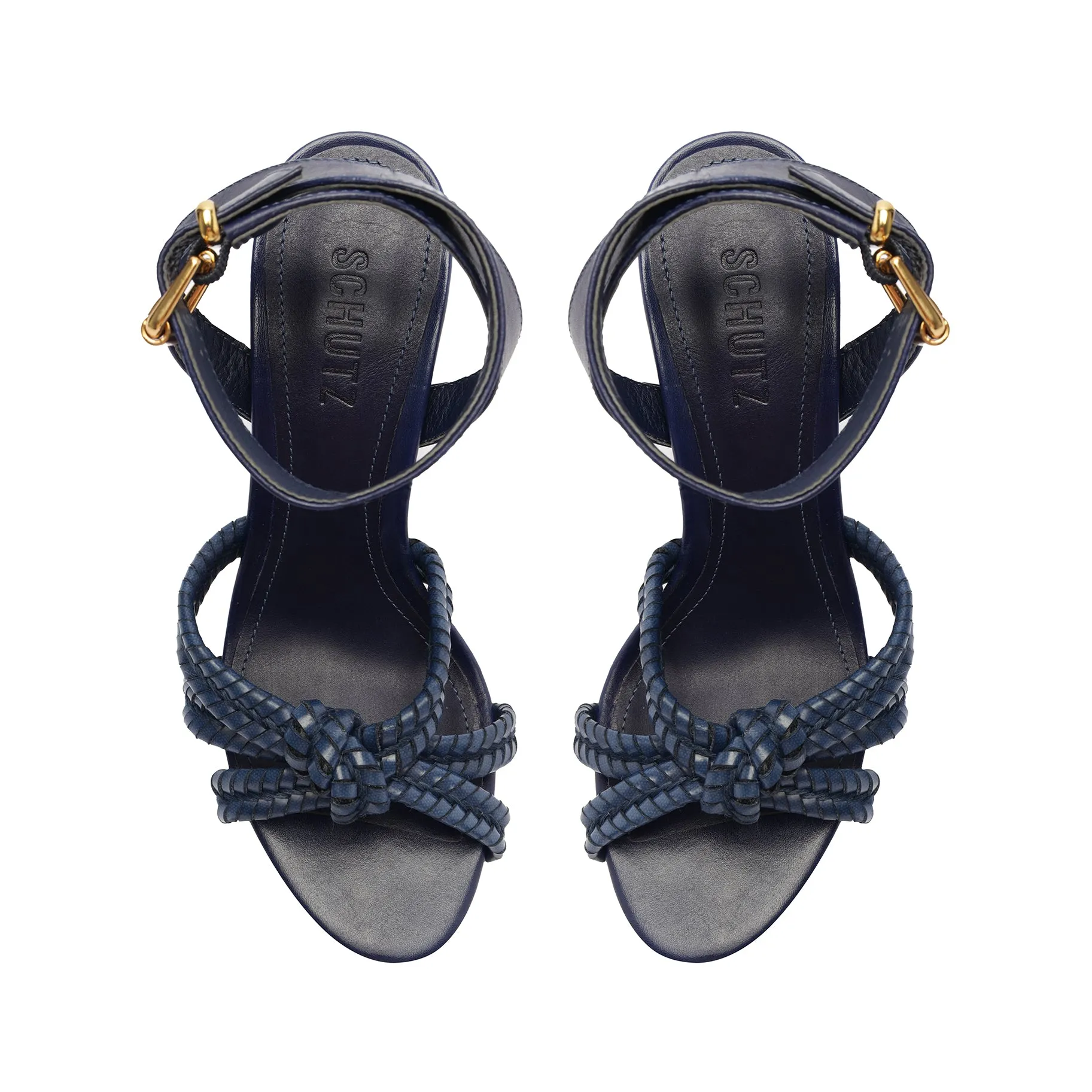 Kareena Woven Leather Sandal sold by SCHUTZ product image thumbnail 5