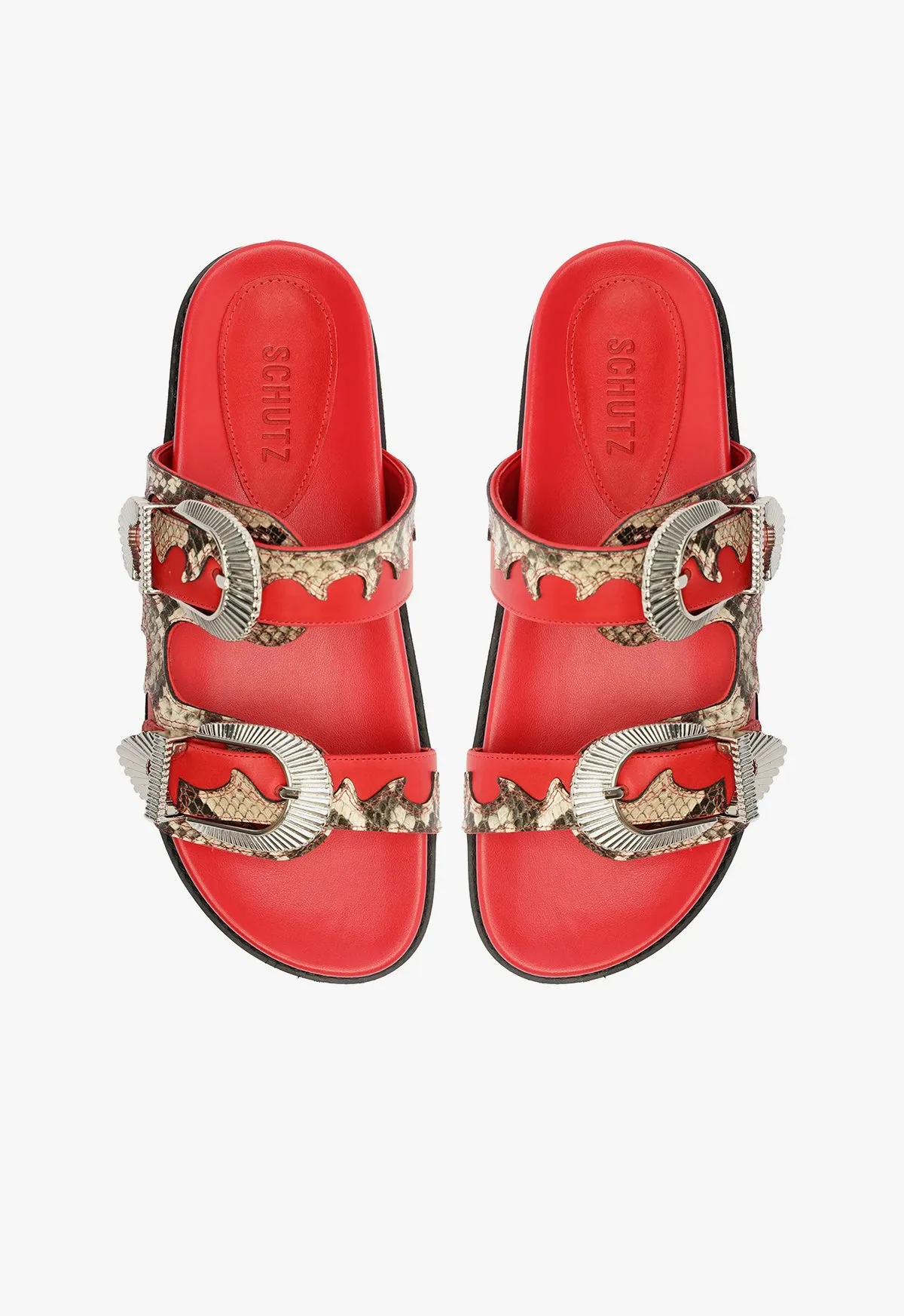 Harper Sporty Leather Sandal sold by SCHUTZ product image thumbnail 5