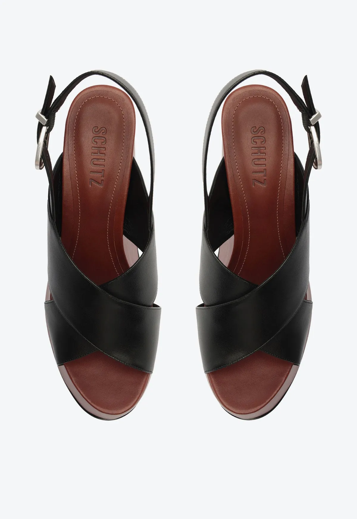 Jennifer Leather Sandal sold by SCHUTZ product image thumbnail 5