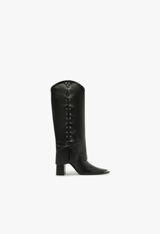 Raffaela Cloak Eyelets Boot sold by SCHUTZ