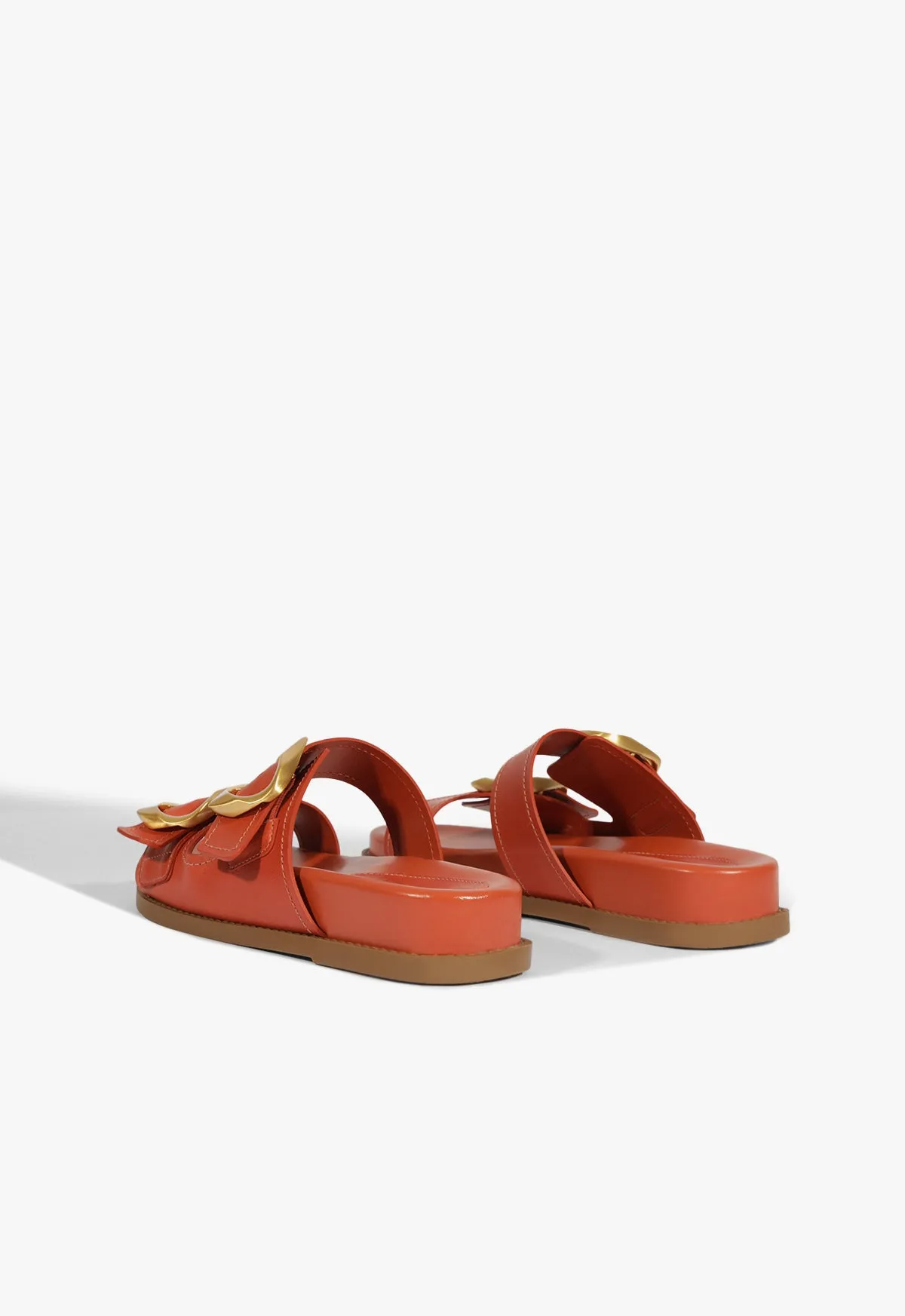 Olga Orange Leather Sporty Sandal sold by SCHUTZ product image thumbnail 3