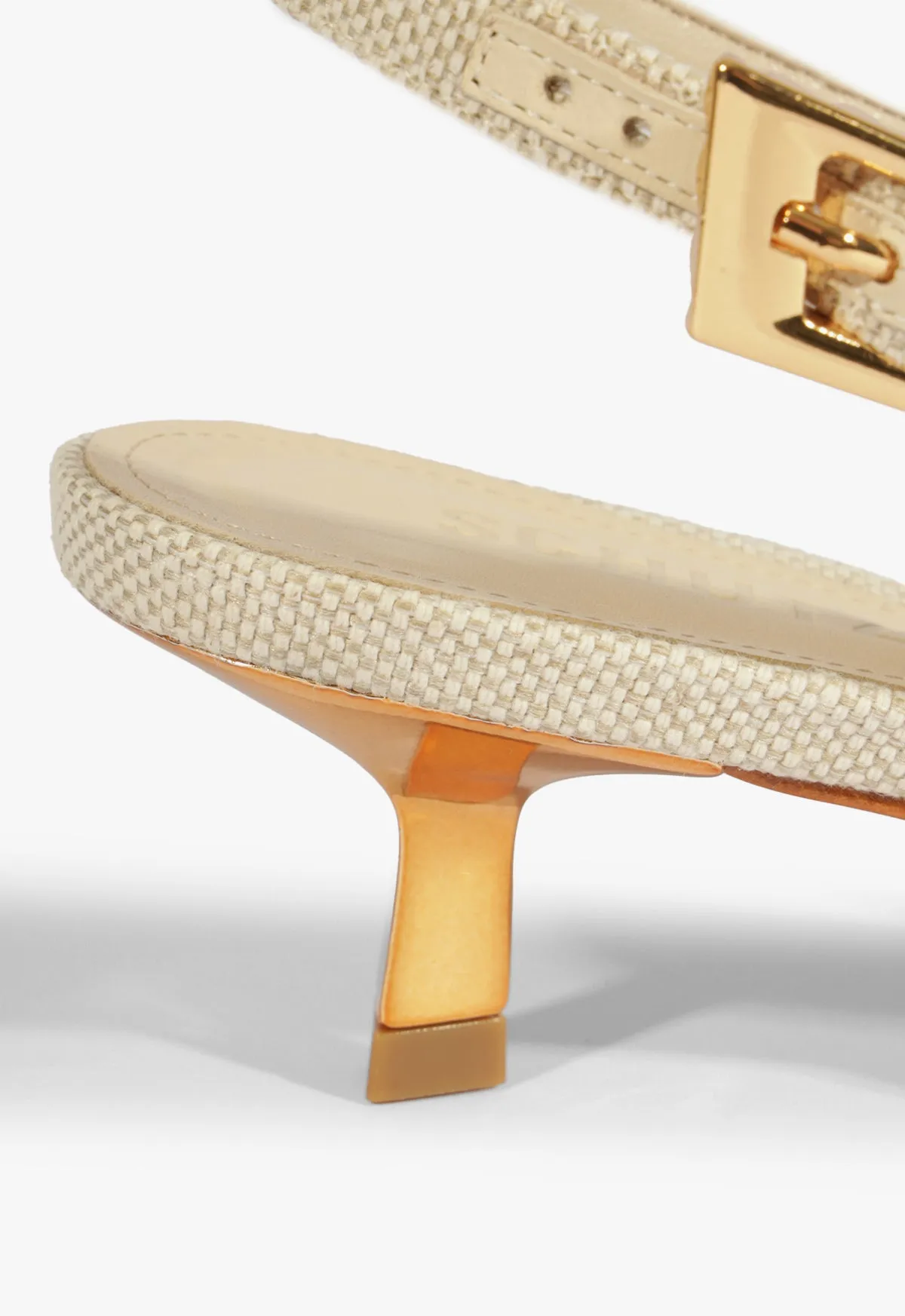 Ciara Mid Stiletto Beige Pump sold by SCHUTZ product image thumbnail 5