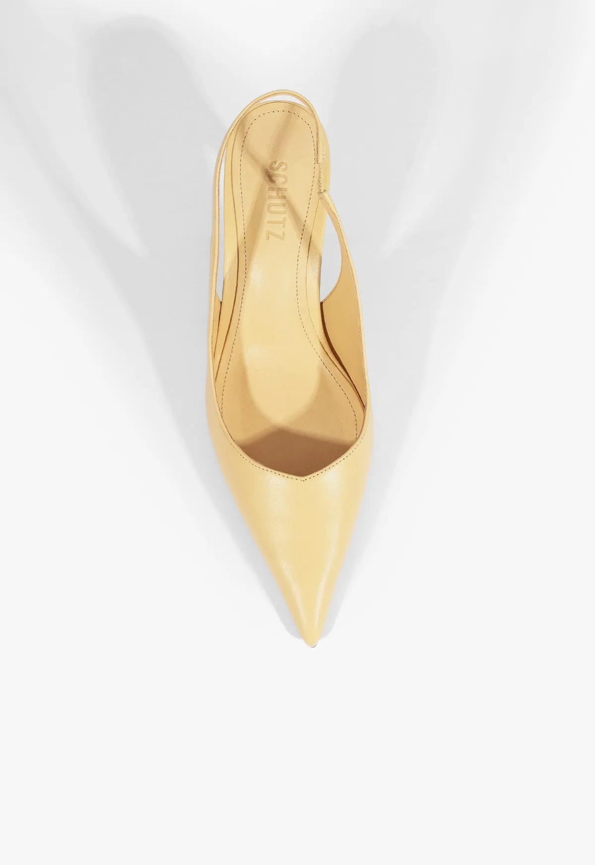 Lexi Mid Sculptural Beige Pump sold by SCHUTZ product image thumbnail 4