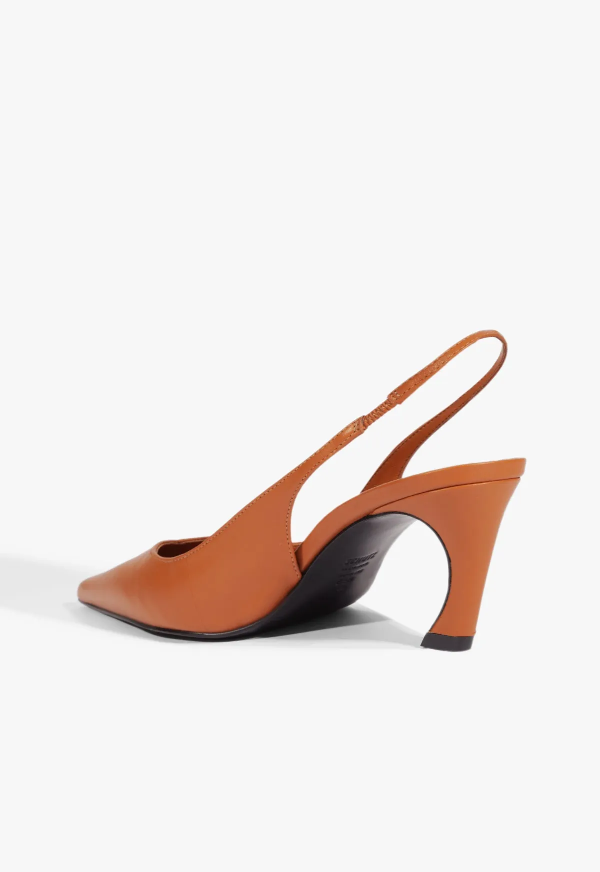 Lexi Mid Sculptural Brown Pump sold by SCHUTZ product image thumbnail 3