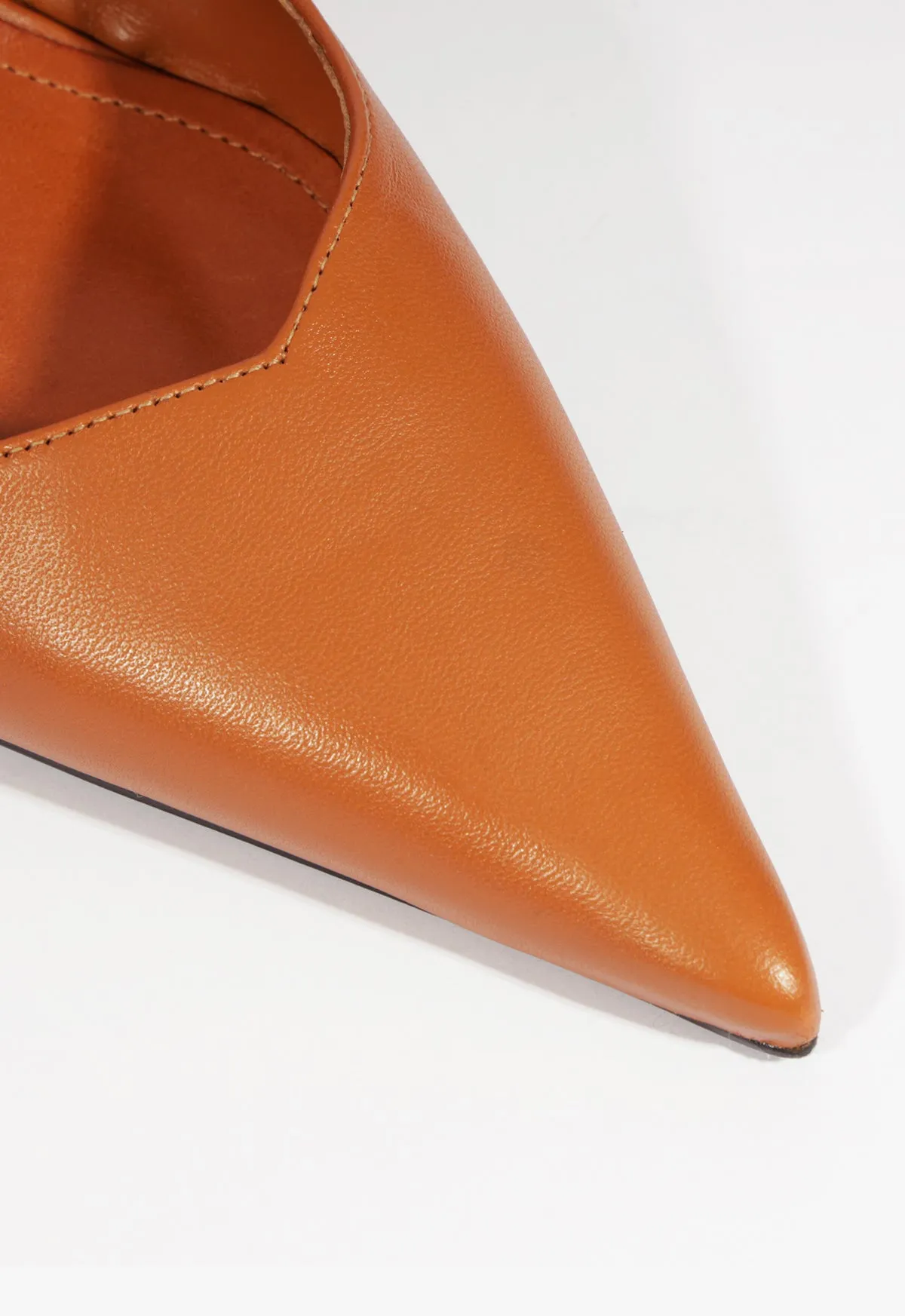 Lexi Mid Sculptural Brown Pump sold by SCHUTZ product image thumbnail 5