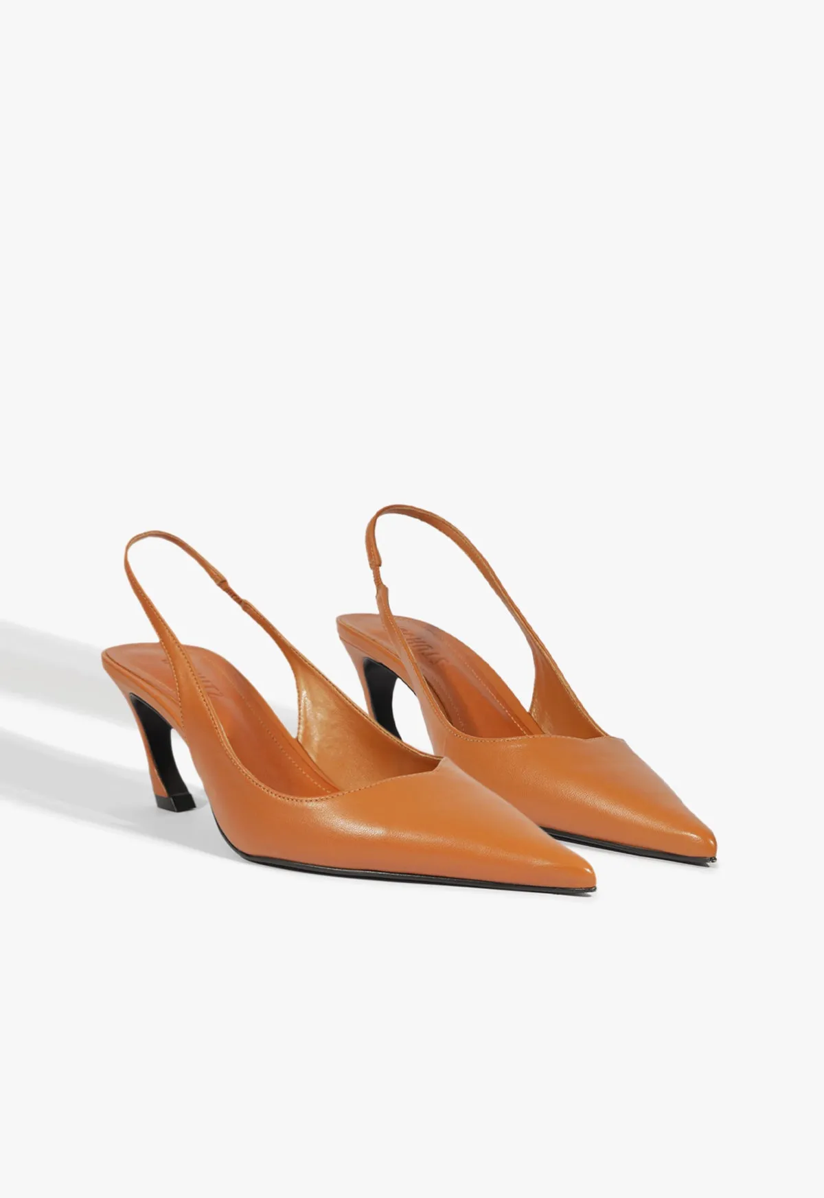 Lexi Mid Sculptural Brown Pump sold by SCHUTZ product image thumbnail 2