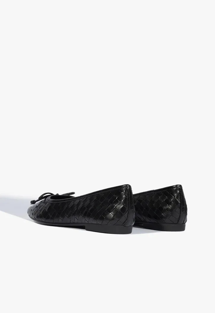 Arissa Black Leather Ballet Flat sold by SCHUTZ product image thumbnail 3