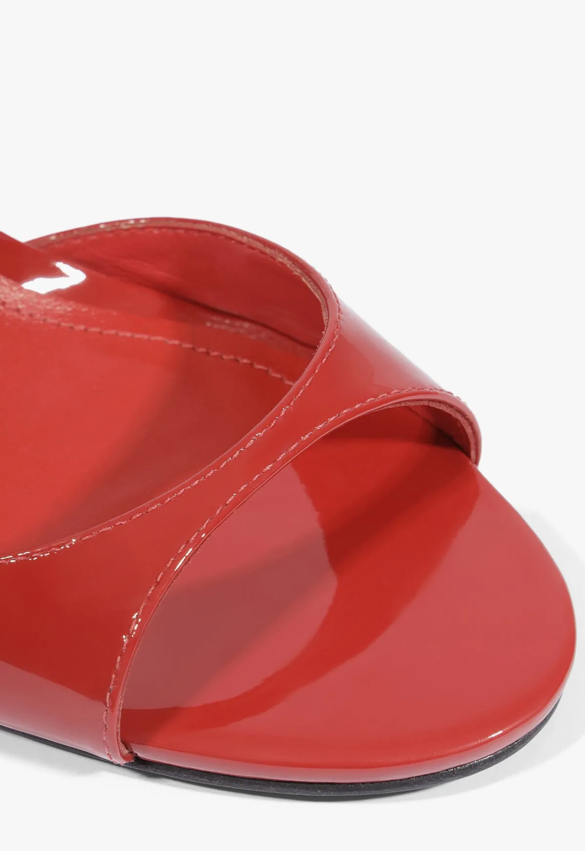 Scarlett Sling Mid Patent Sandal sold by SCHUTZ product image thumbnail 5