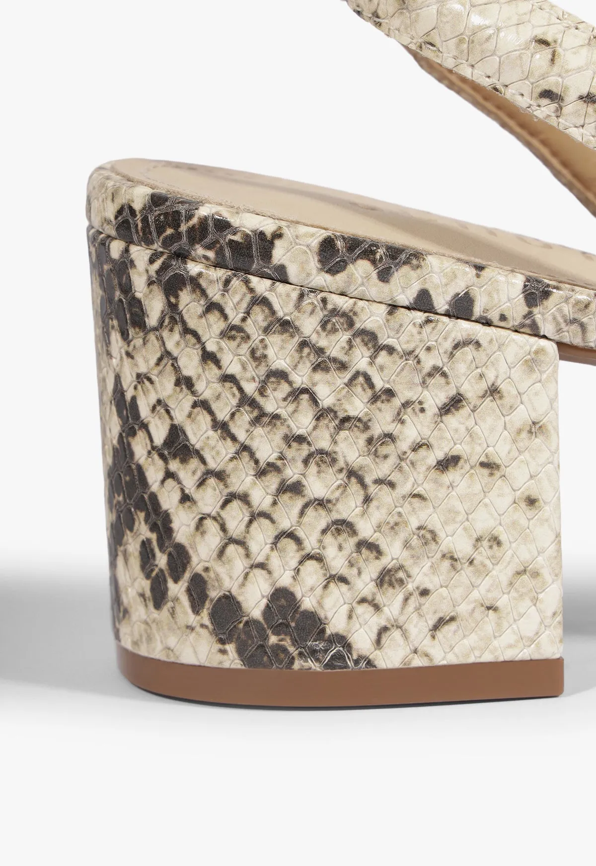 Cleo Snake Print Leather Sandal sold by SCHUTZ product image thumbnail 5