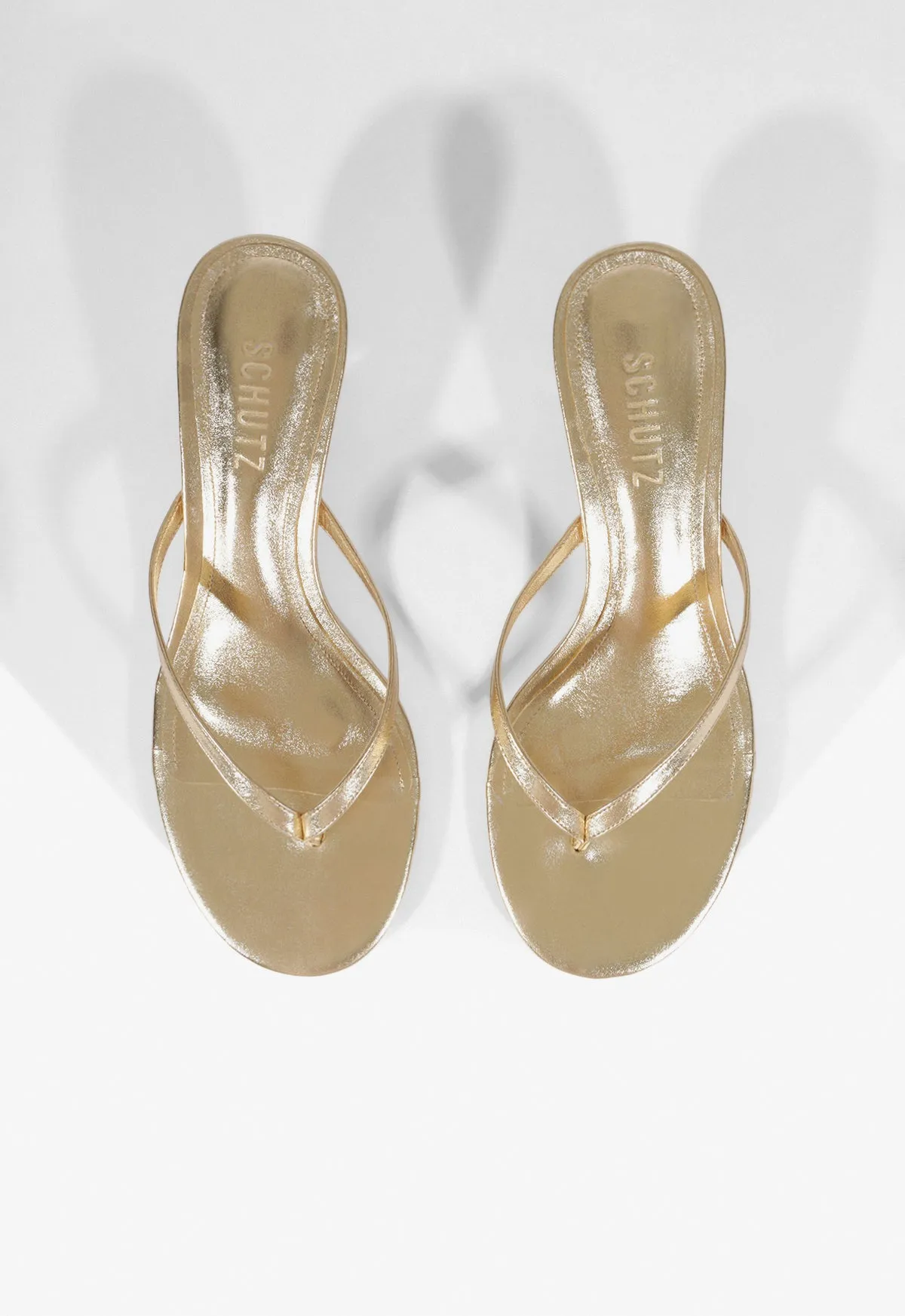 Carolyn Metallic Leather Sandal sold by SCHUTZ product image thumbnail 4