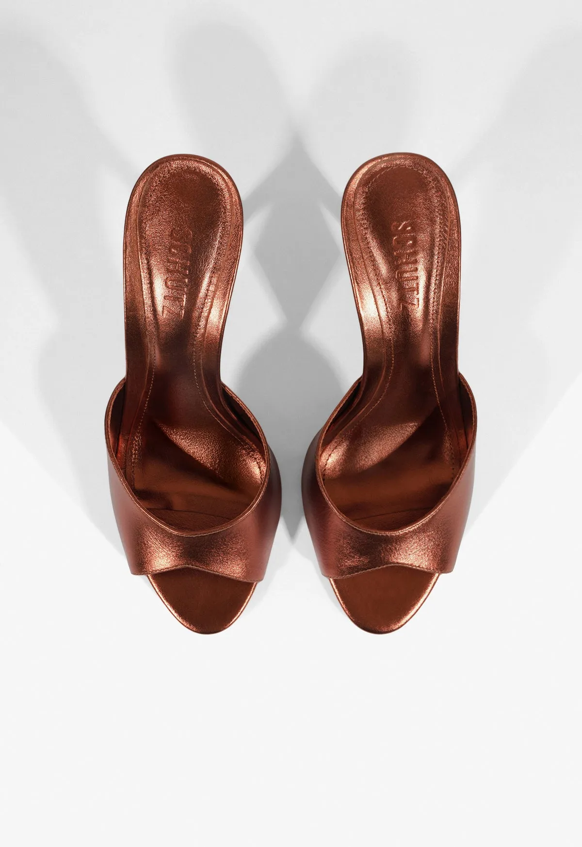 Cloe Metallic Leather Sandal sold by SCHUTZ product image thumbnail 4