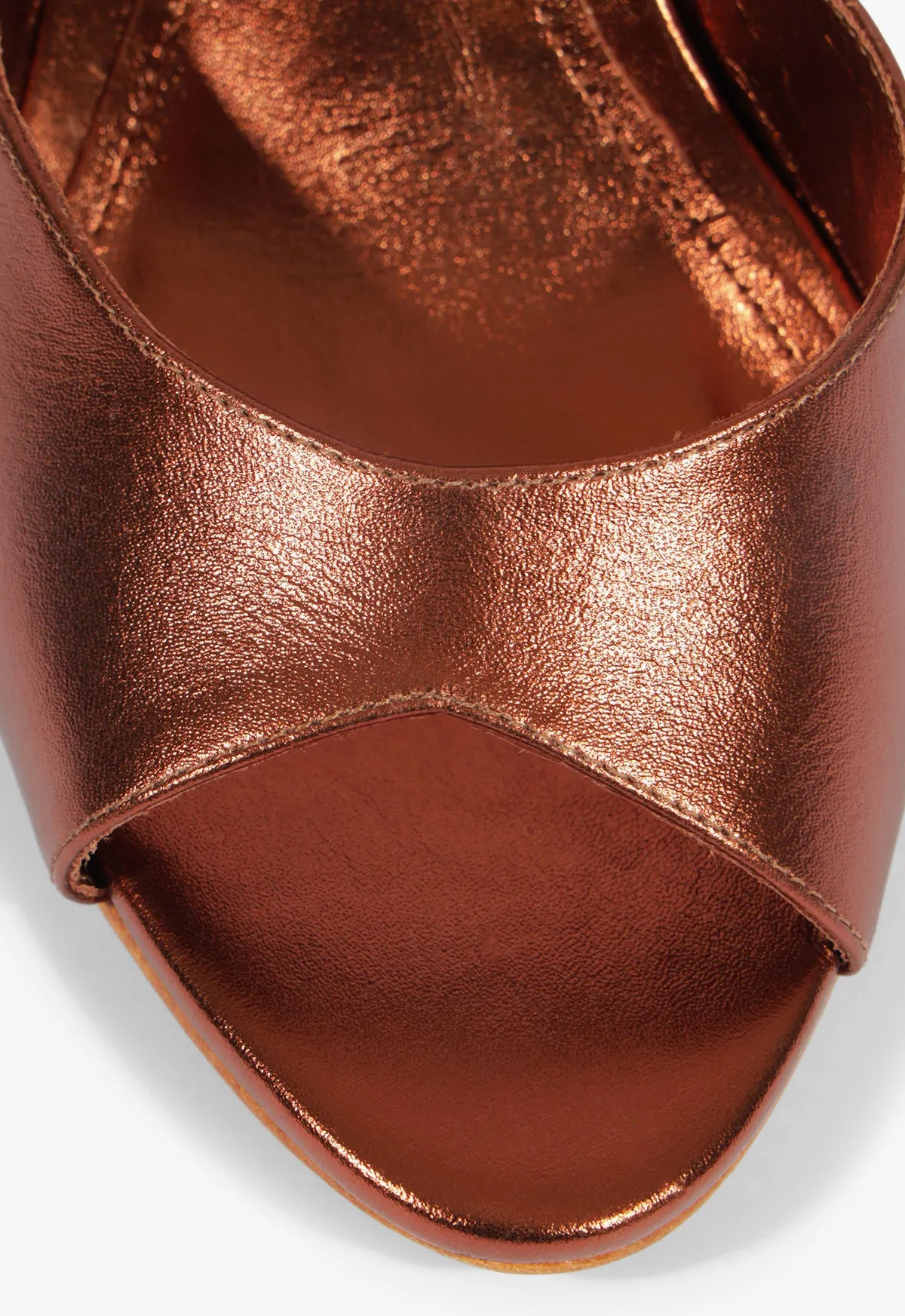 Cloe Metallic Leather Sandal sold by SCHUTZ product image thumbnail 5