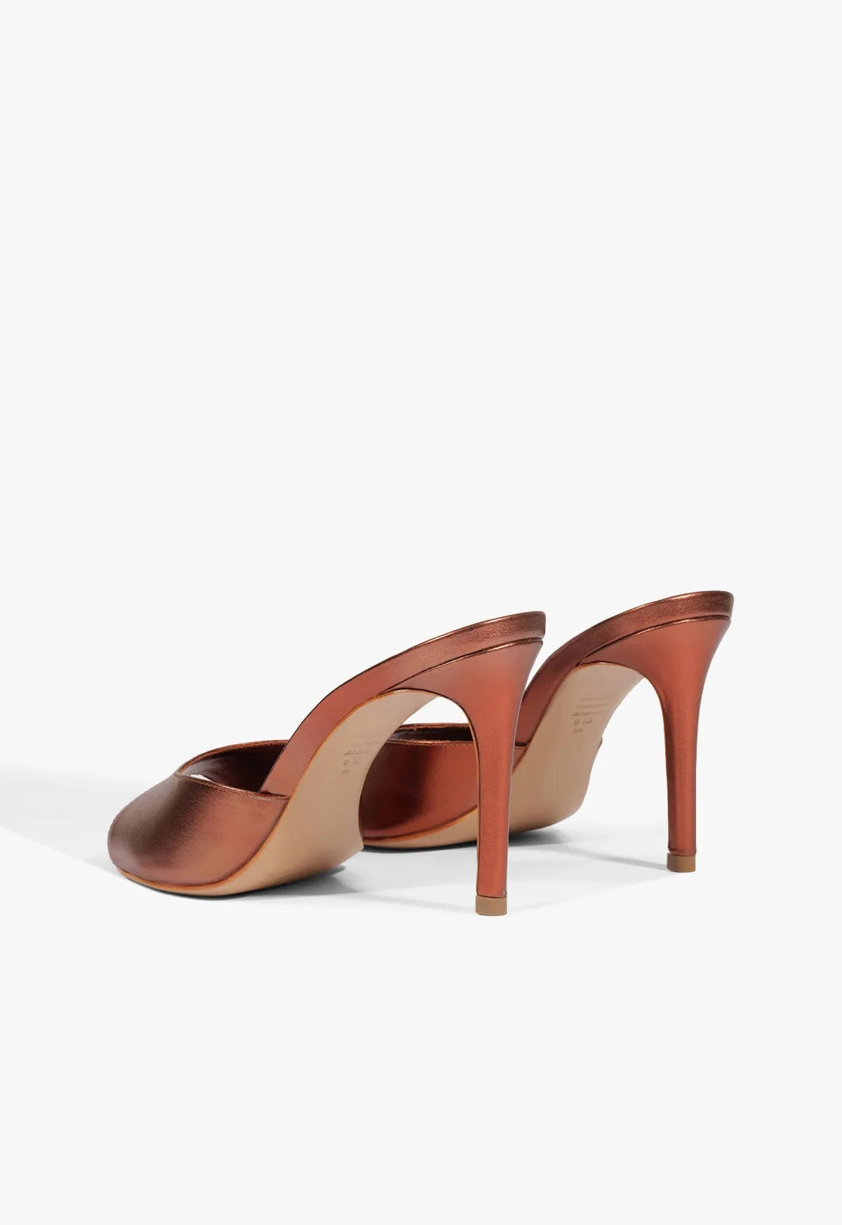 Cloe Metallic Leather Sandal sold by SCHUTZ product image thumbnail 3