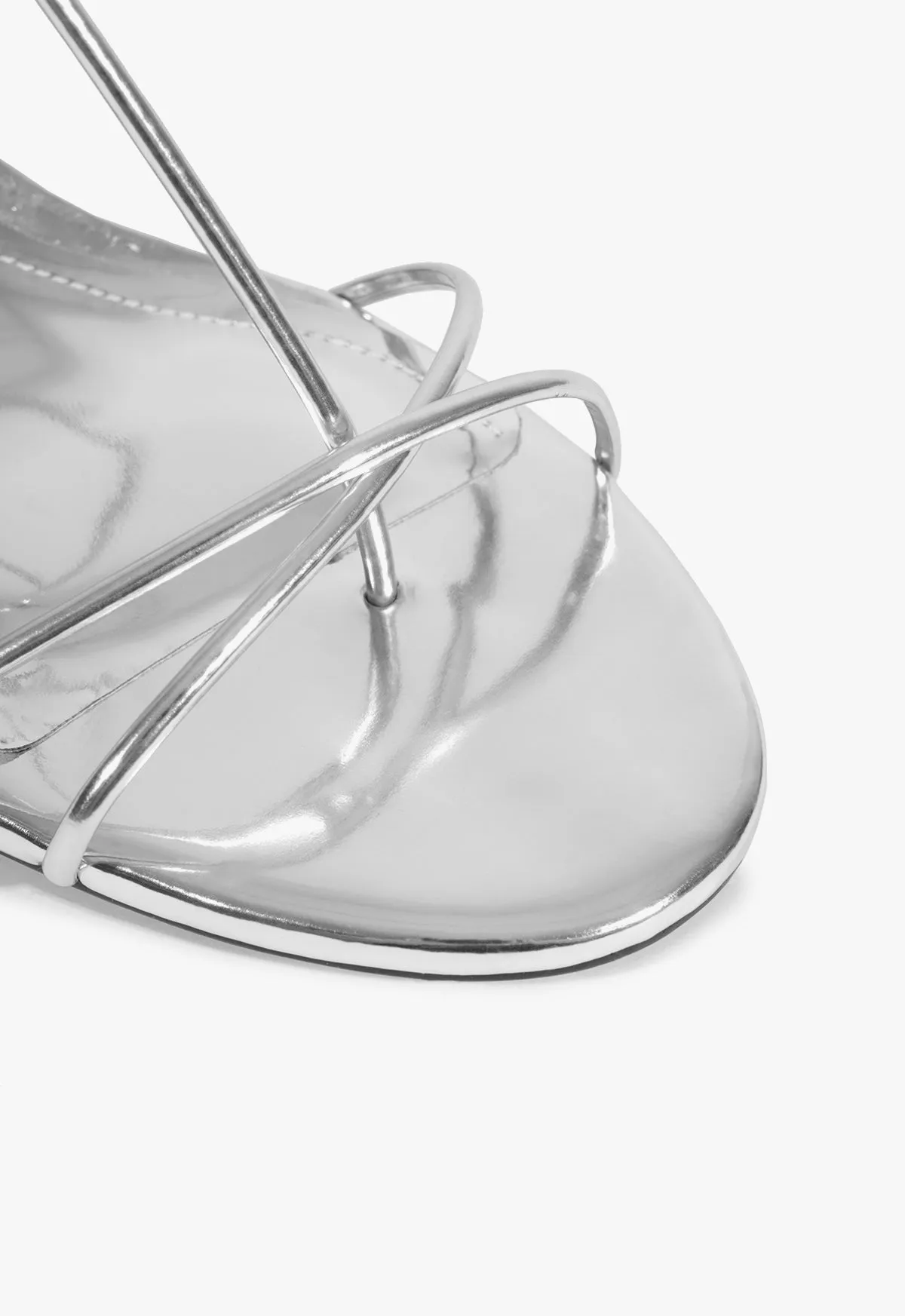 Jules Mid Metallic Leather Sandal sold by SCHUTZ product image thumbnail 5