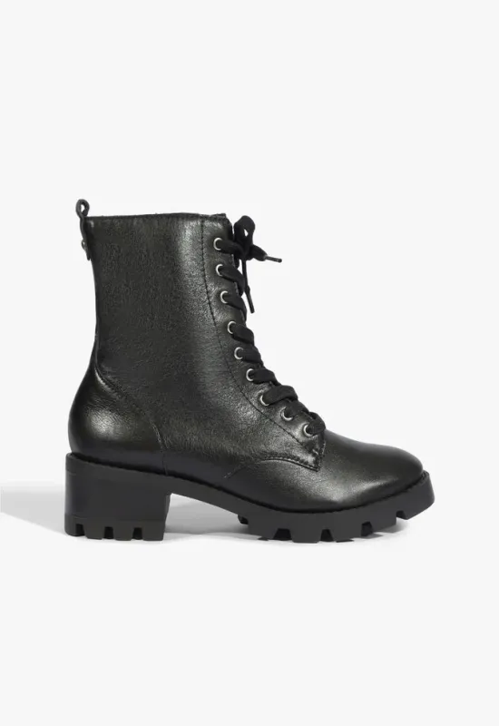 Gioconda Leather Bootie made by SCHUTZ