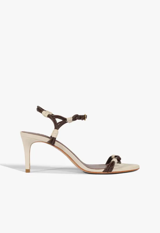 Nara Mid Leather Sandal made by SCHUTZ
