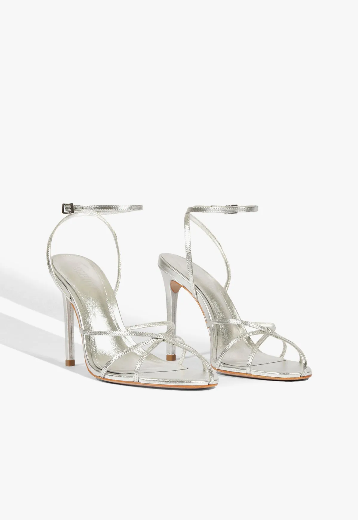 Iris Metallic Leather Caged Sandal sold by SCHUTZ product image thumbnail 2