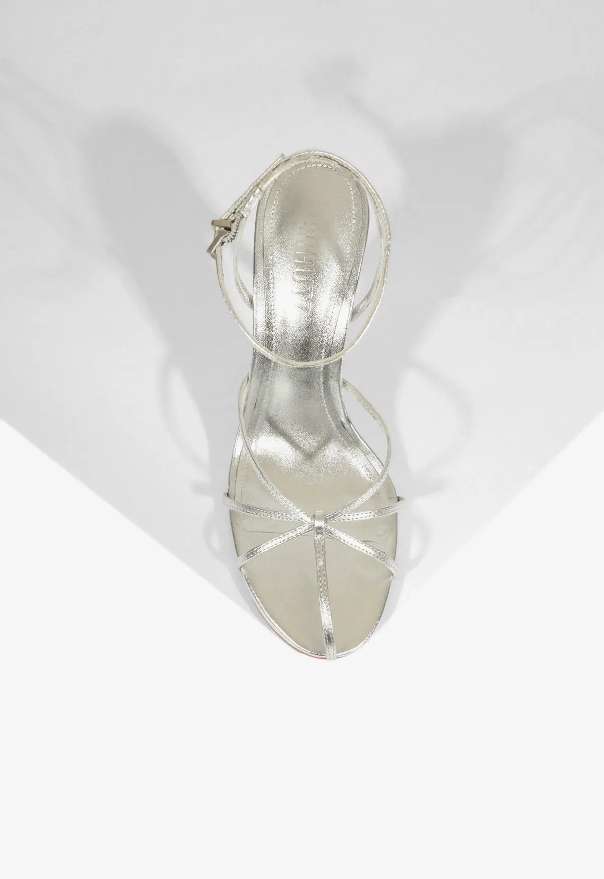 Iris Metallic Leather Caged Sandal sold by SCHUTZ product image thumbnail 4