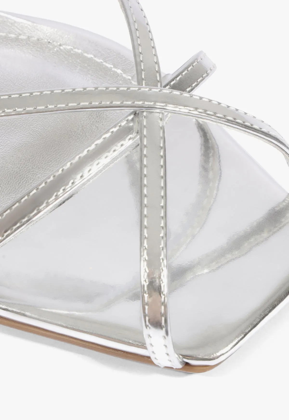 Caeline Buckle Metallic Sandal sold by SCHUTZ product image thumbnail 5