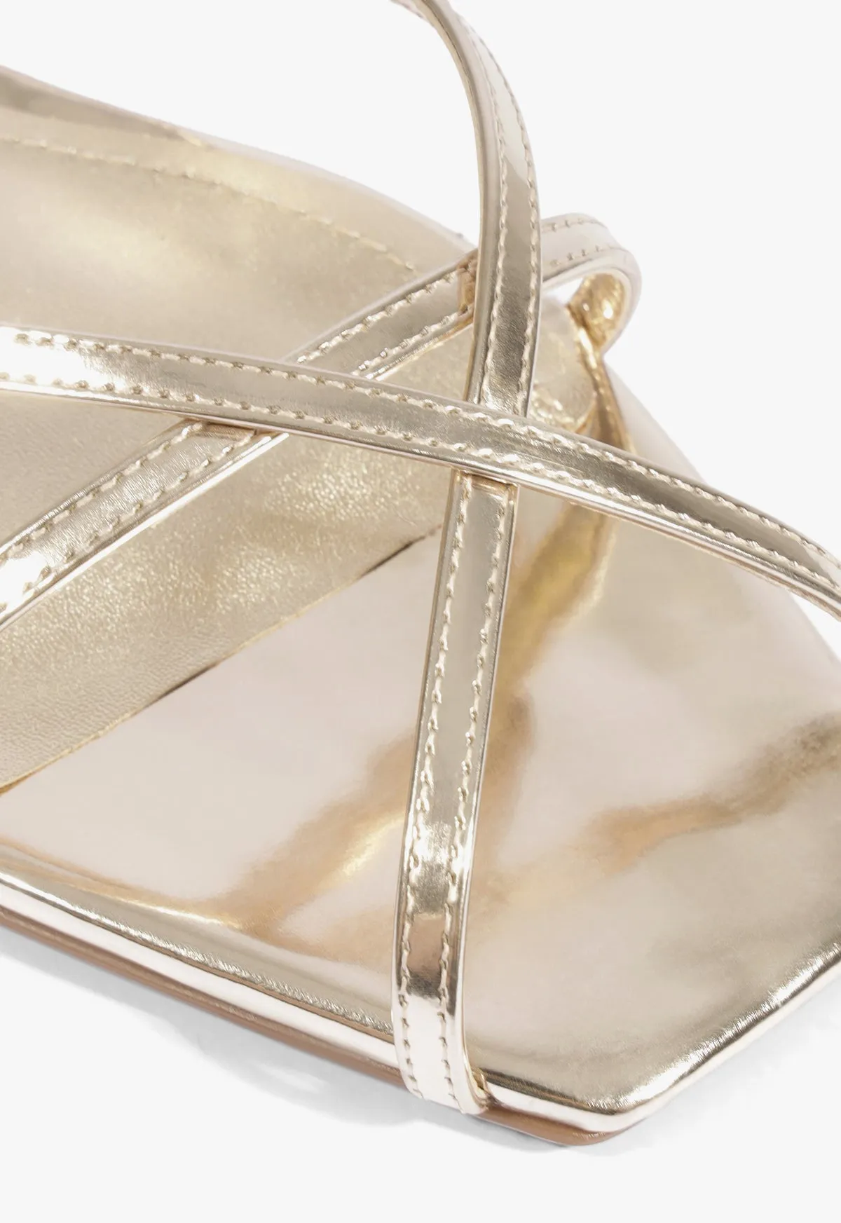 Caeline Metallic Sandal sold by SCHUTZ product image thumbnail 5