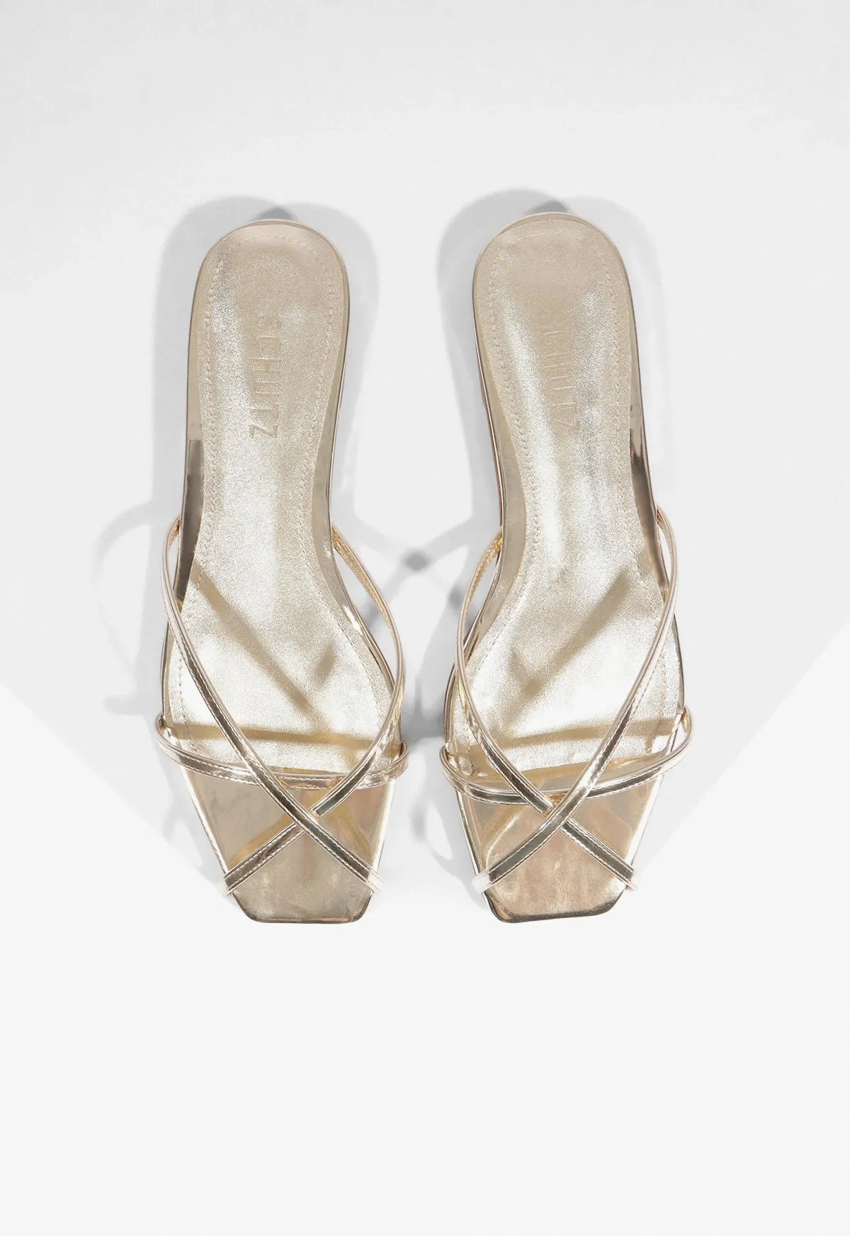 Caeline Metallic Sandal sold by SCHUTZ product image thumbnail 4