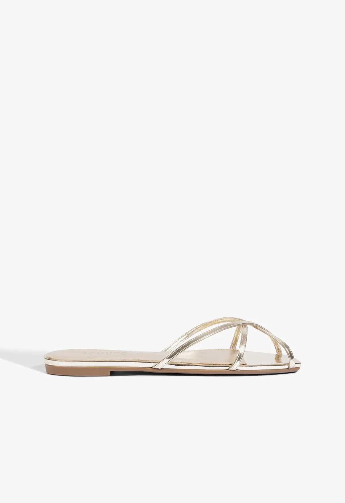 Caeline Metallic Sandal sold by SCHUTZ