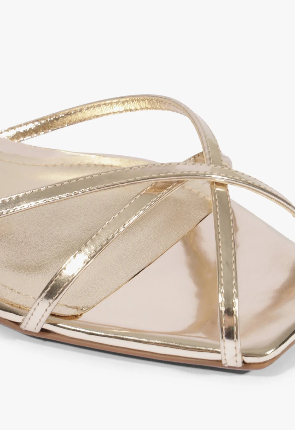Caeline Buckle Metallic Sandal sold by SCHUTZ product image thumbnail 5