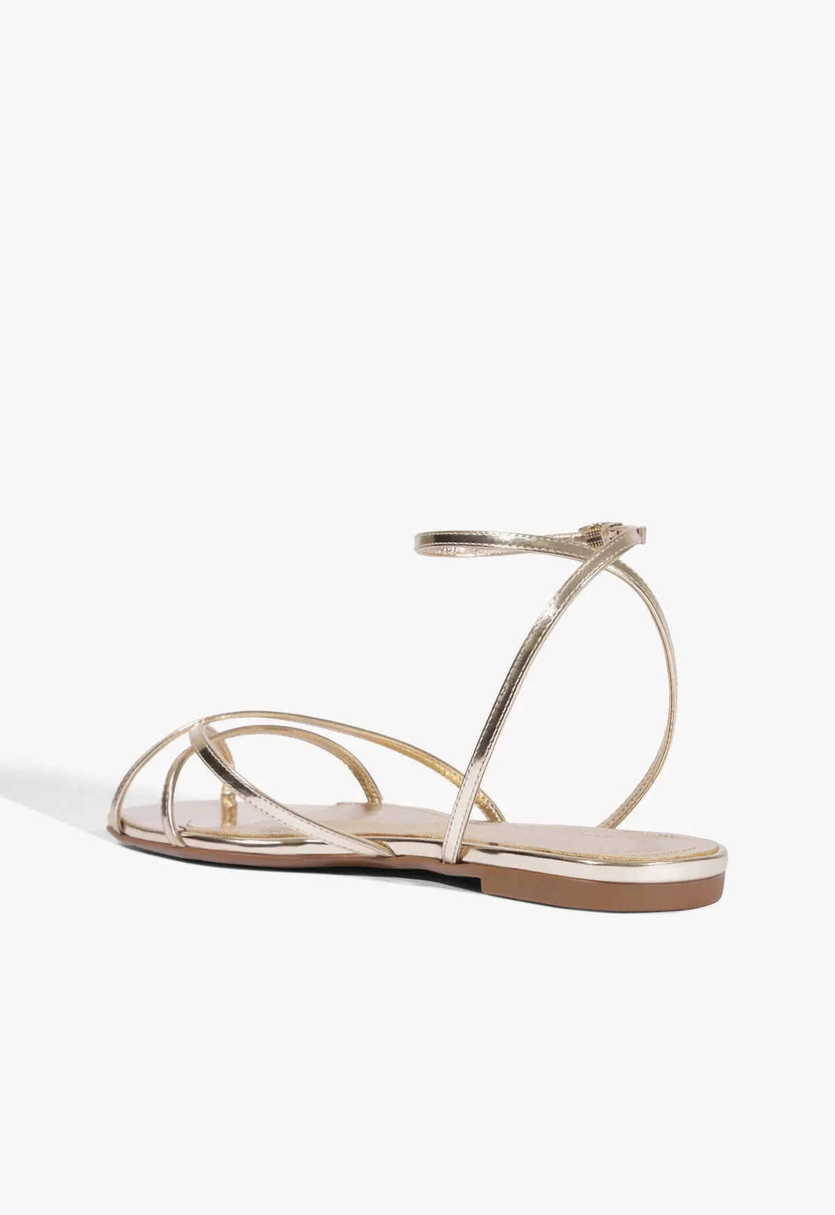 Caeline Buckle Metallic Sandal sold by SCHUTZ product image thumbnail 3