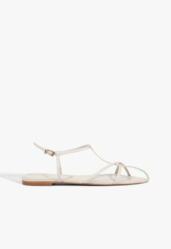 Lowen Leather Flat Sandal sold by SCHUTZ