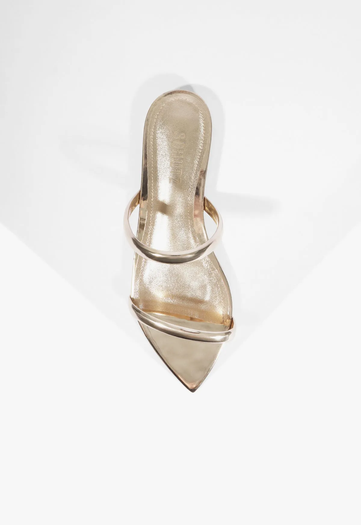 Nylle Metallic Flat Sandal sold by SCHUTZ product image thumbnail 4