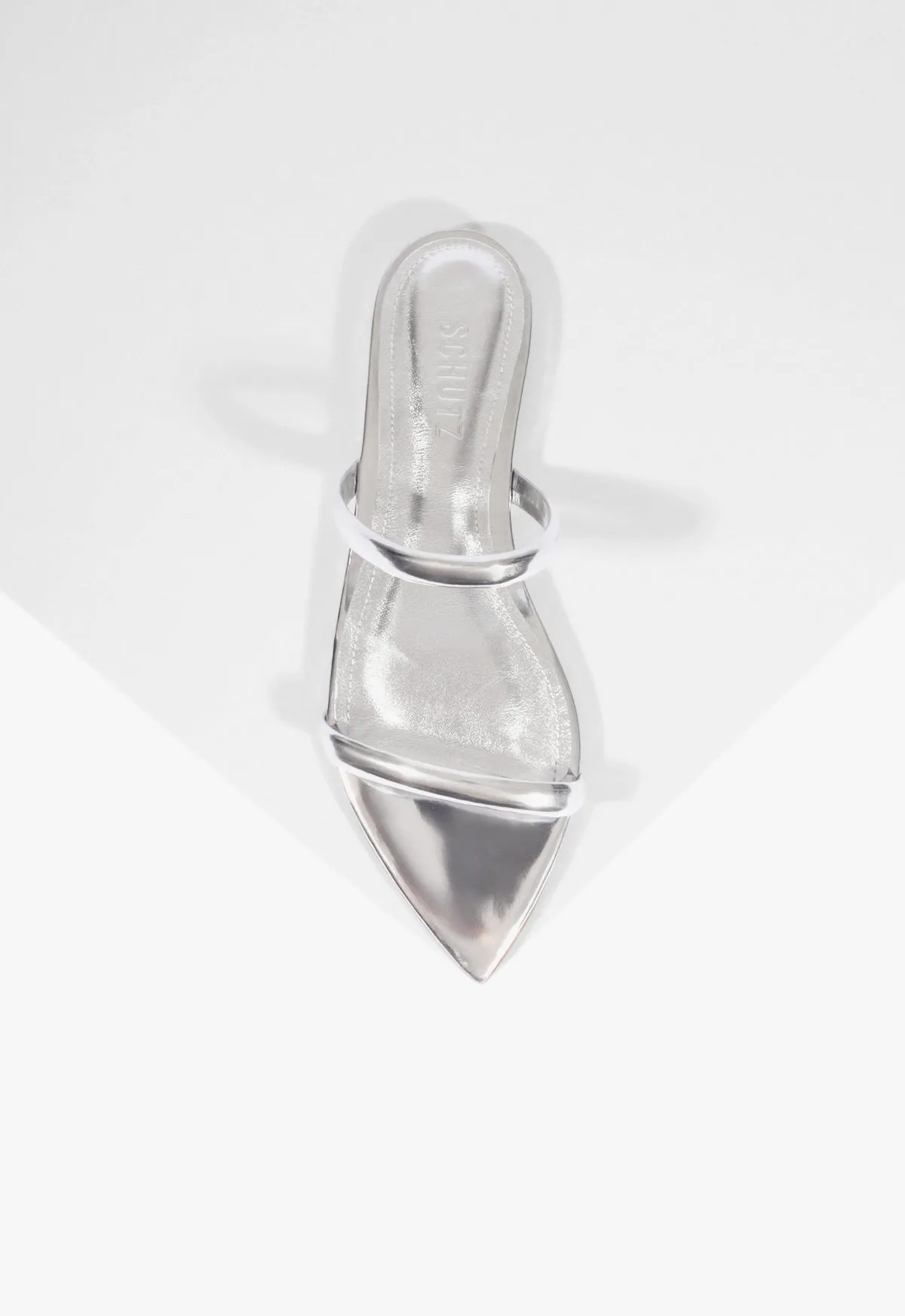 Nylle Metallic Flat Sandal sold by SCHUTZ product image thumbnail 4