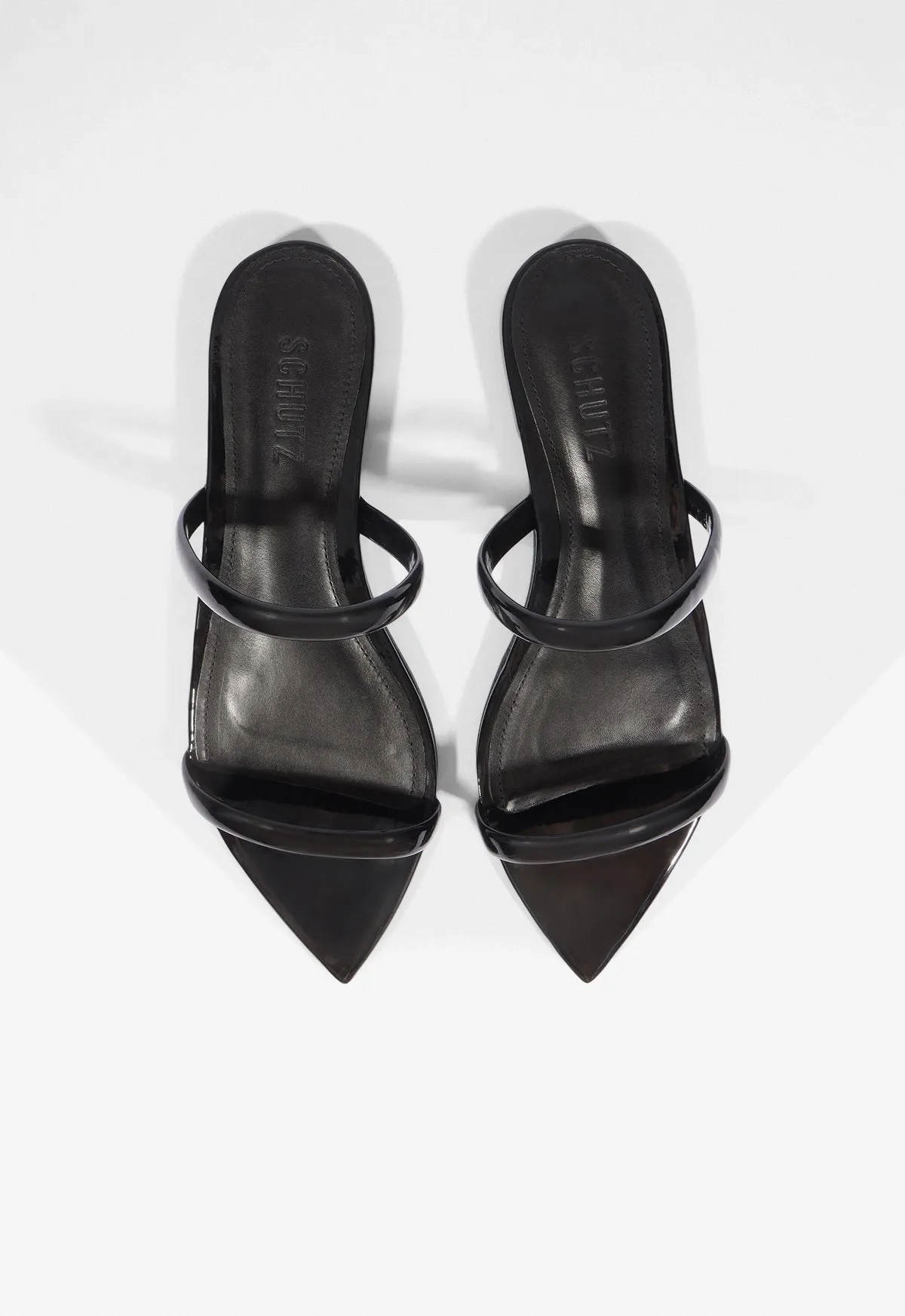 Nylle Patent Flat Sandal sold by SCHUTZ product image thumbnail 4