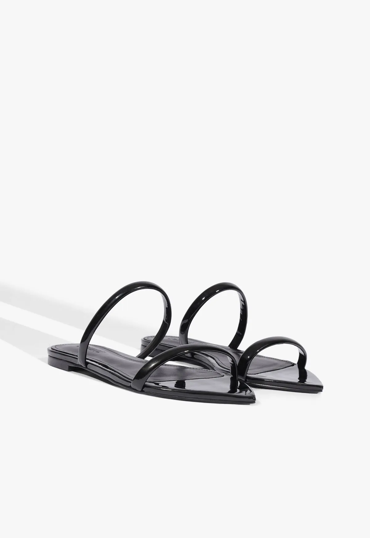 Nylle Patent Flat Sandal sold by SCHUTZ product image thumbnail 2