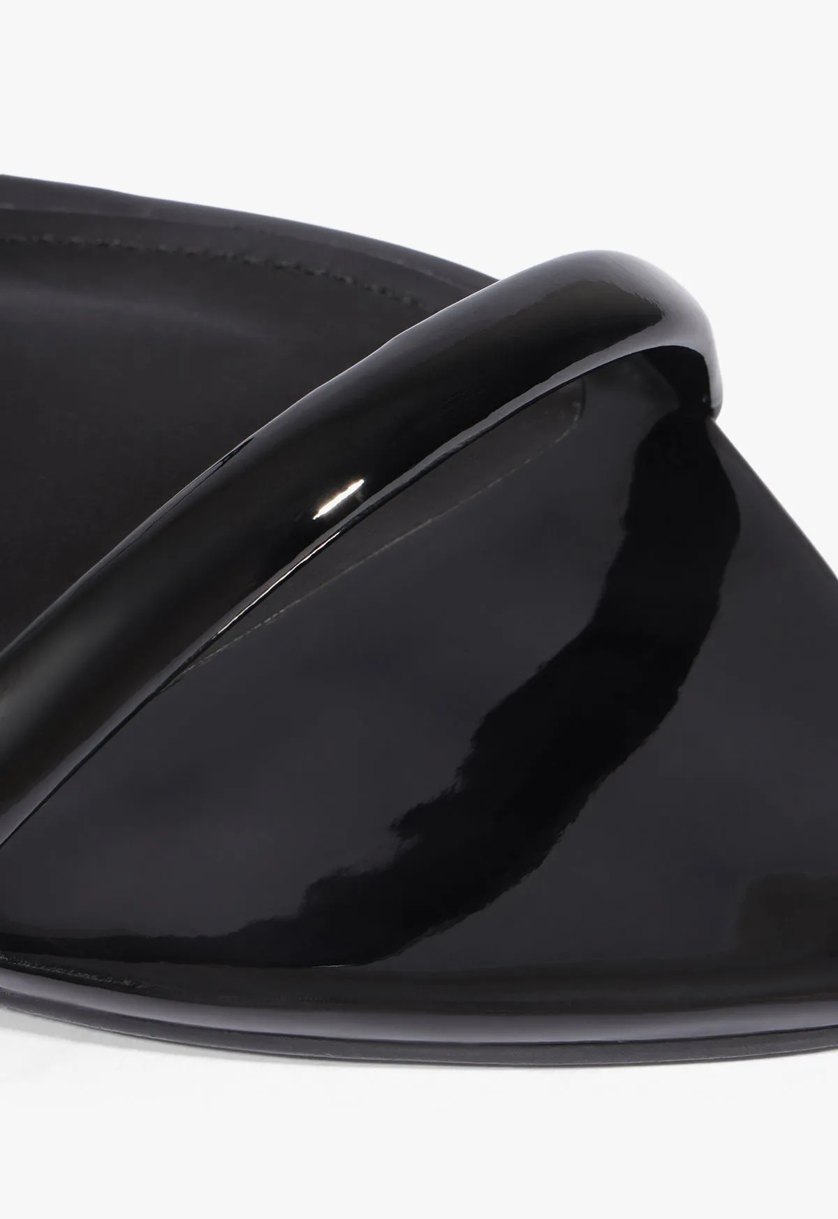 Nylle Patent Flat Sandal sold by SCHUTZ product image thumbnail 5