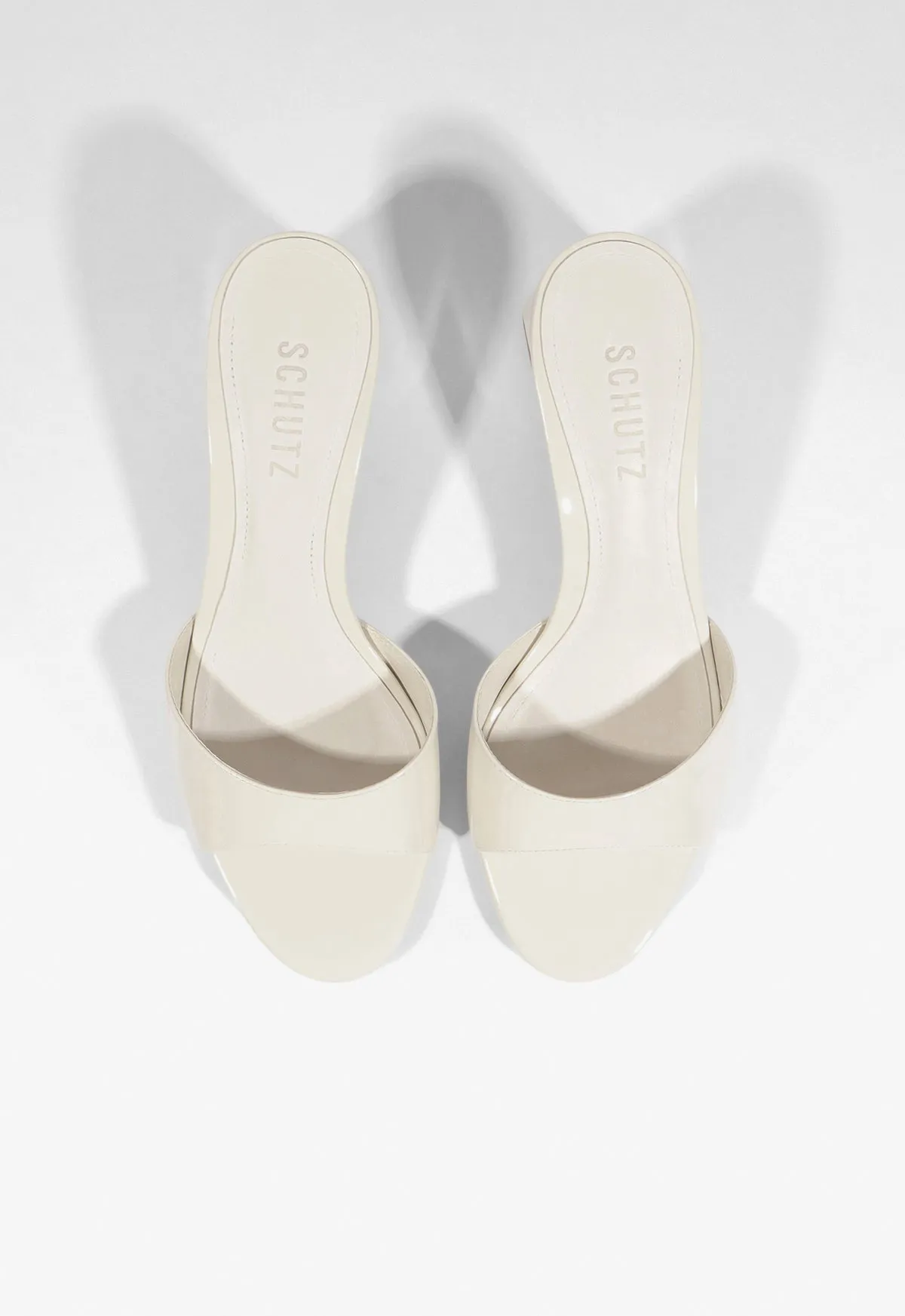 Harriet Mid Mule Patent Sandal sold by SCHUTZ product image thumbnail 4