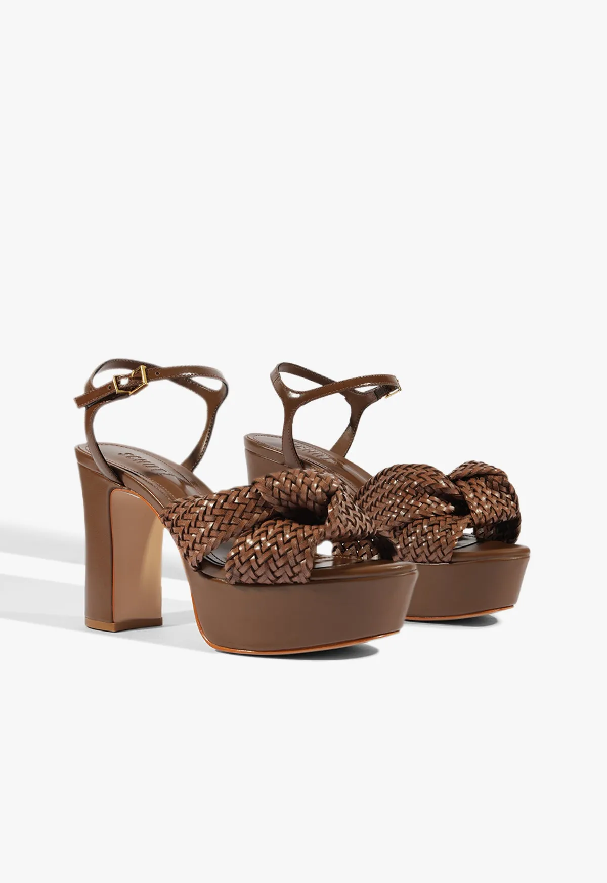 Marbella Leather Platform Sandal sold by SCHUTZ product image thumbnail 3
