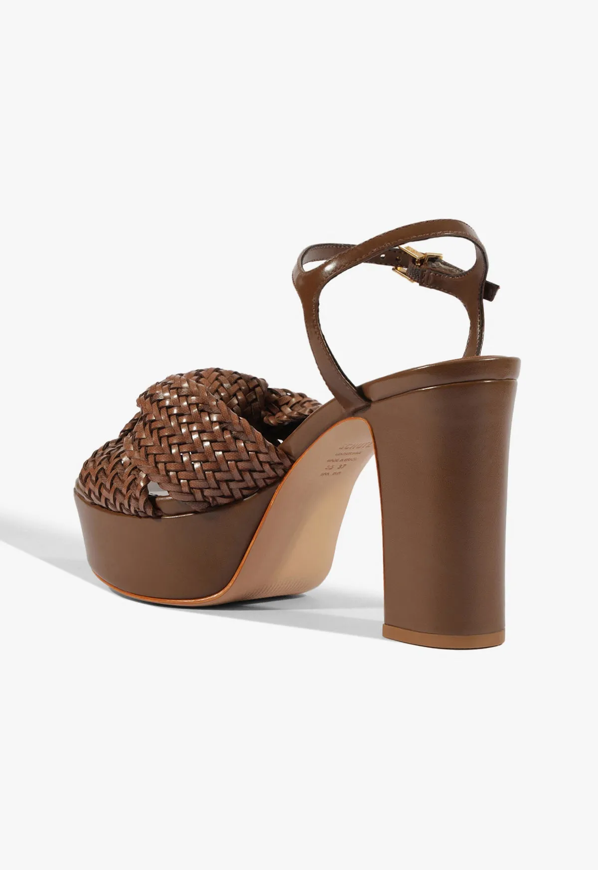 Marbella Leather Platform Sandal sold by SCHUTZ product image thumbnail 4