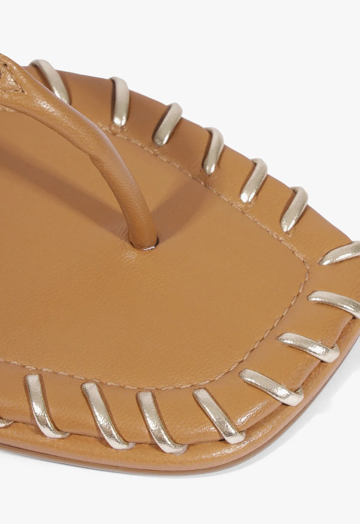 Elsha Sewing Leather Sandal sold by SCHUTZ product image thumbnail 5