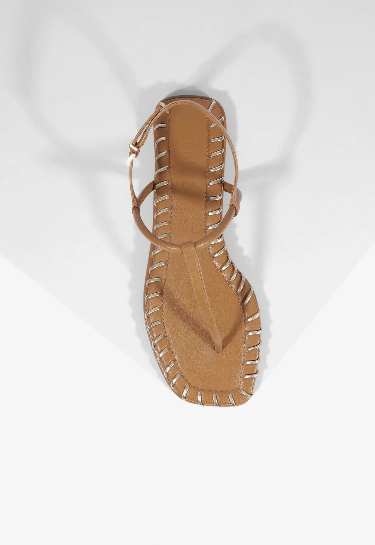 Elsha Sewing Leather Sandal sold by SCHUTZ product image thumbnail 4