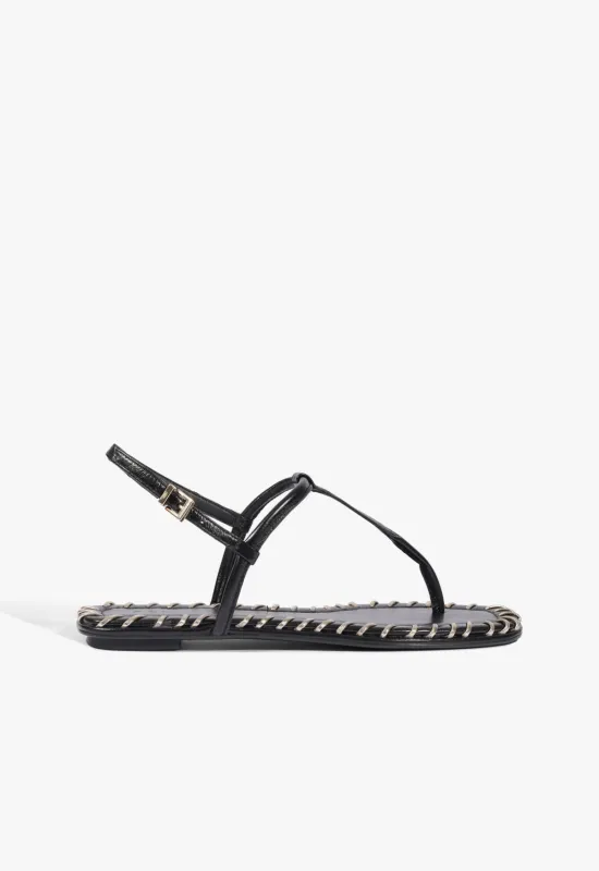 Elsha Sewing Leather Sandal made by SCHUTZ