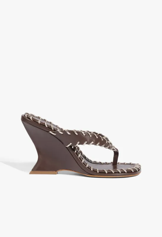 Maya Sewing Leather Sandal made by SCHUTZ