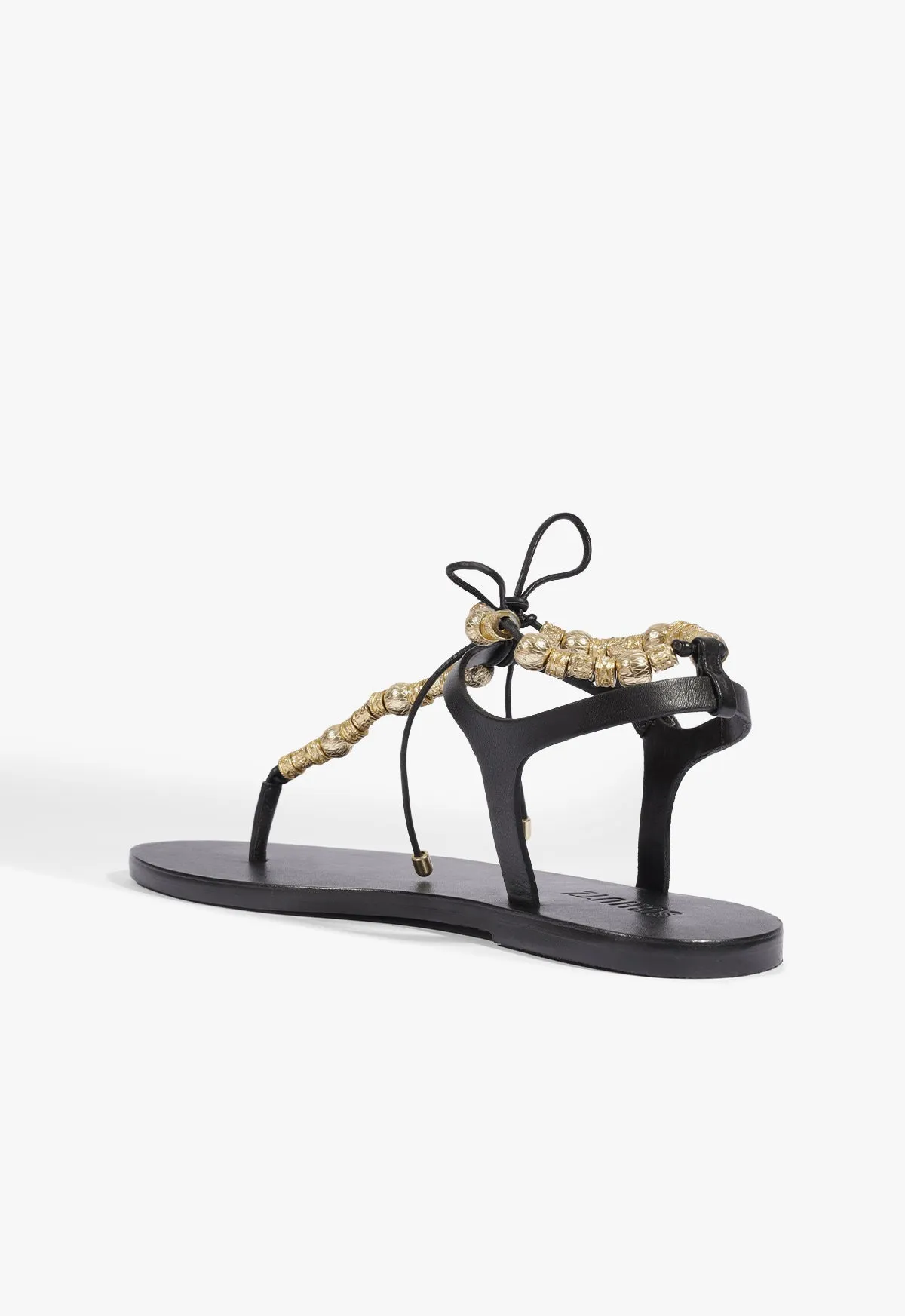 Nia Leather Flat Sandal sold by SCHUTZ product image thumbnail 3