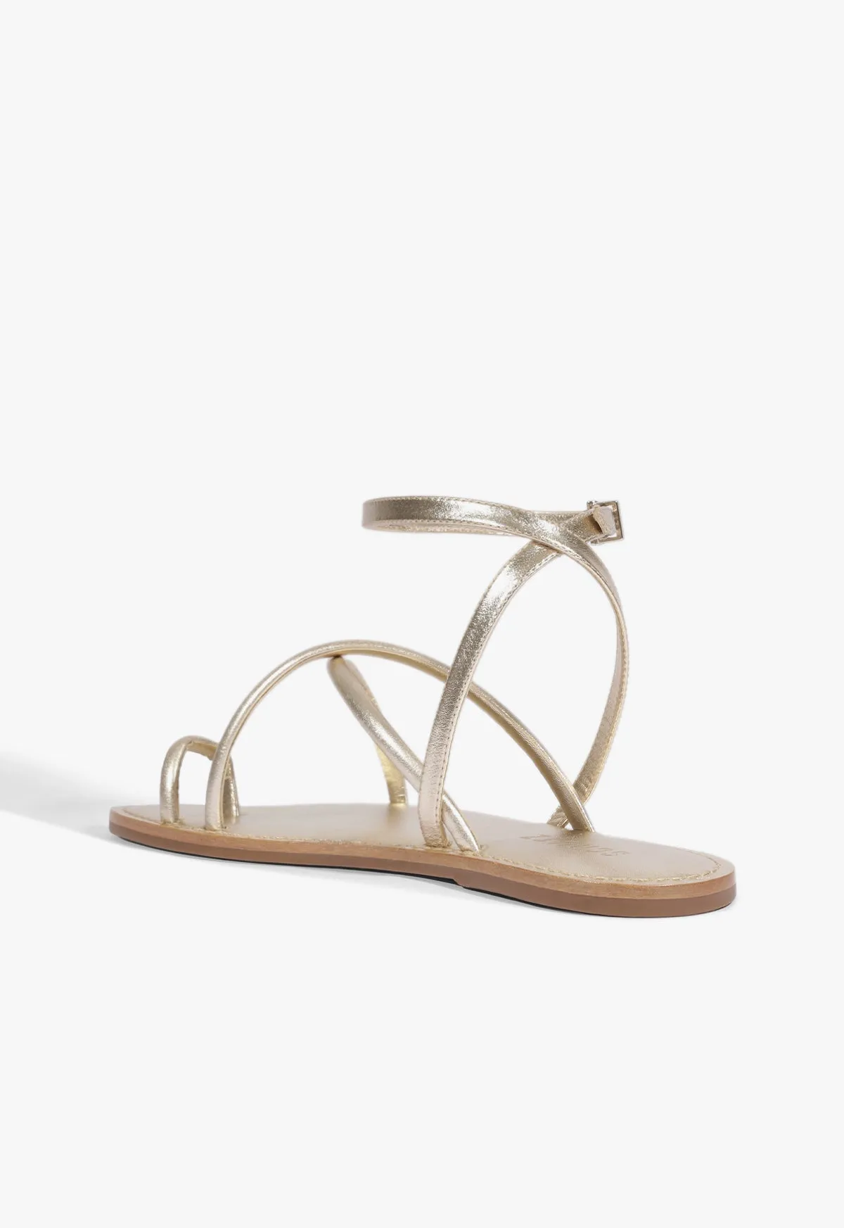 Valeria Leather Flat Sandal sold by SCHUTZ product image thumbnail 3
