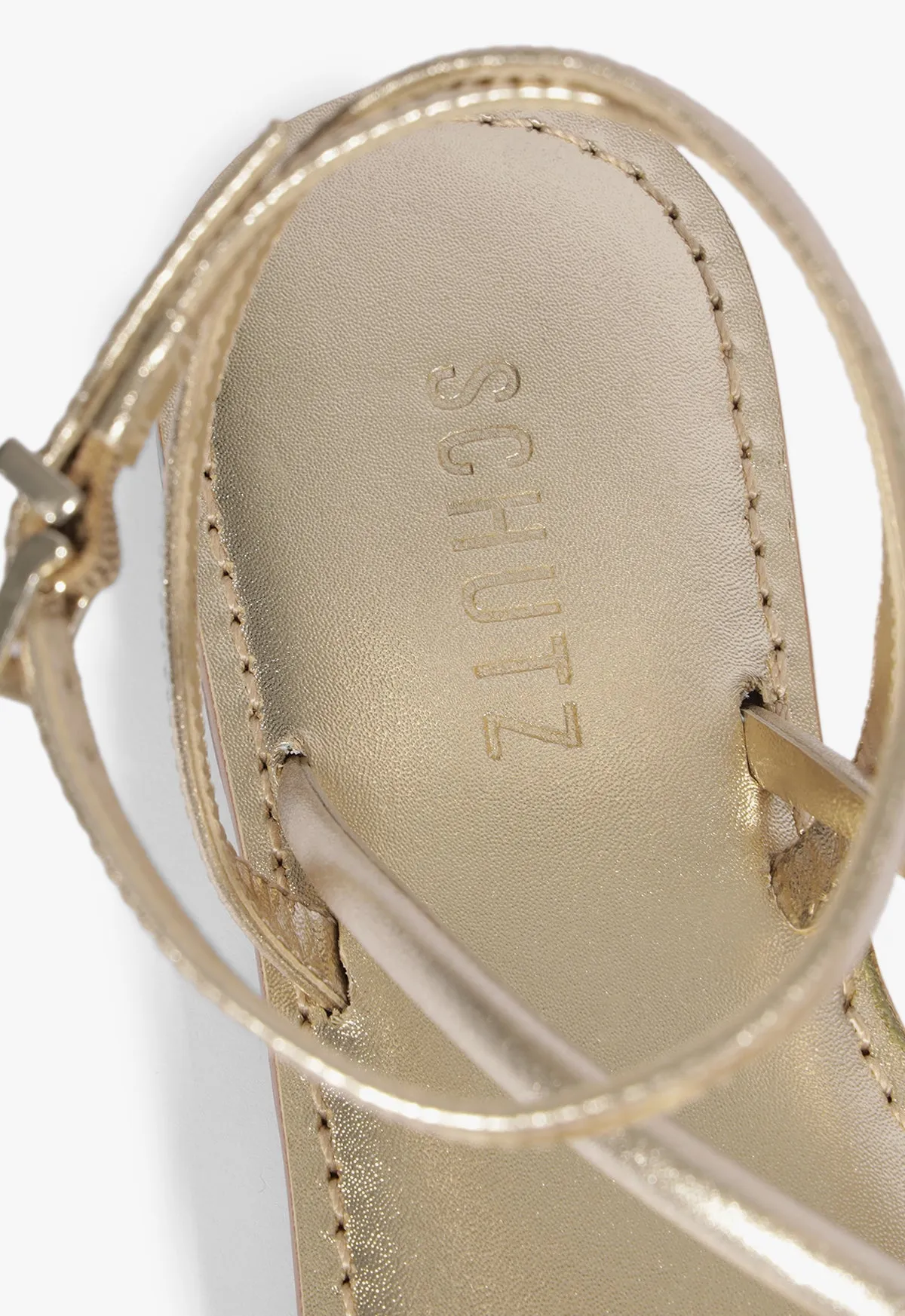 Valeria Leather Flat Sandal sold by SCHUTZ product image thumbnail 5