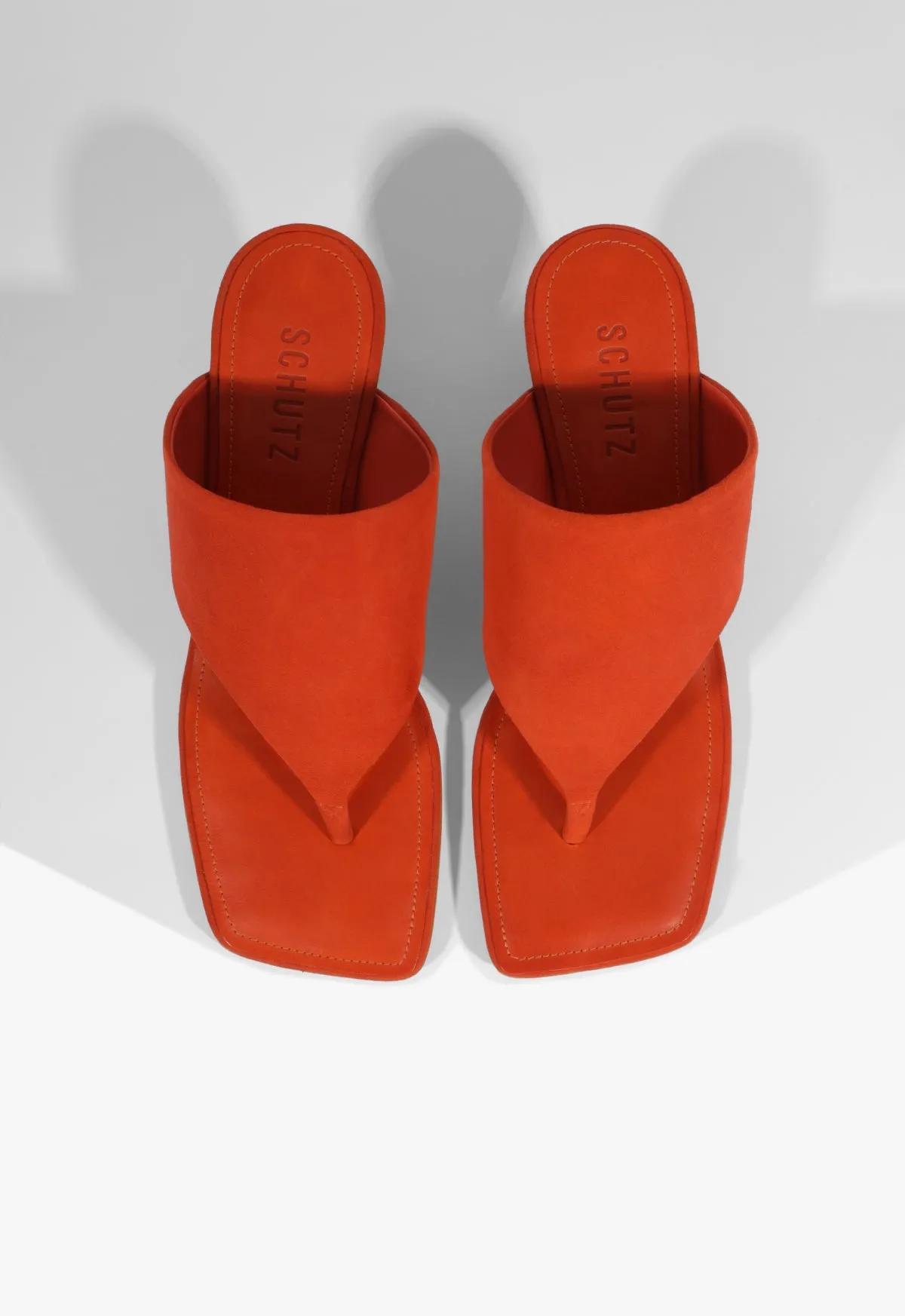 Sage Suede Stiletto Sandal sold by SCHUTZ product image thumbnail 5