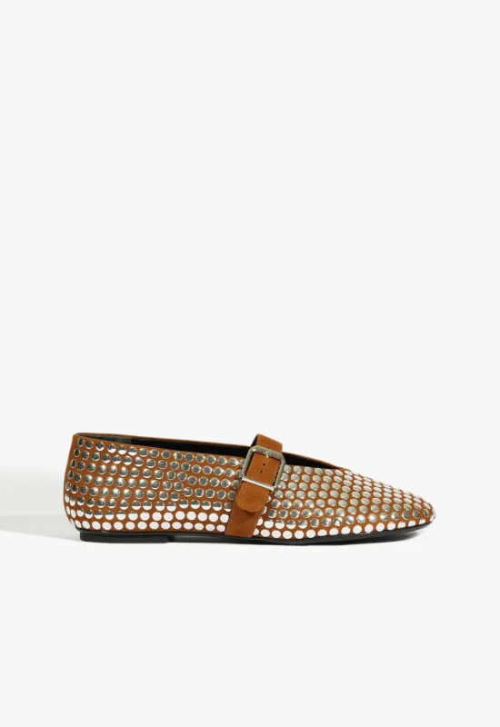 Eiza Studs Ballet Flat made by SCHUTZ