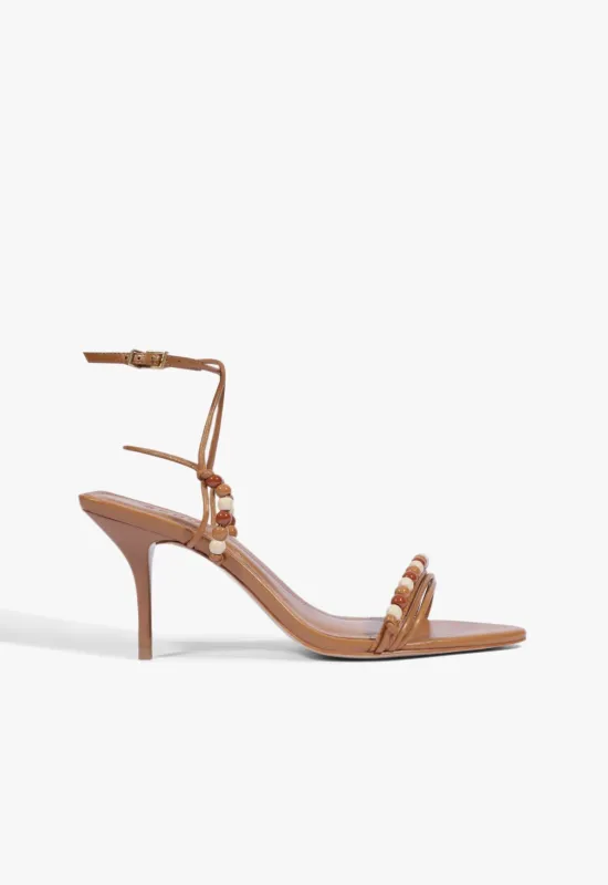 Kalea Leather Stiletto Sandal made by SCHUTZ