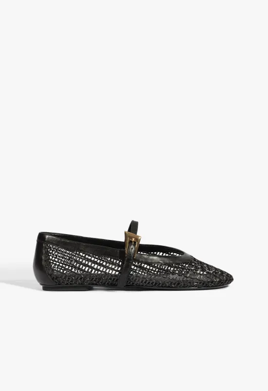 Sylvie Mesh Ballet Flat made by SCHUTZ