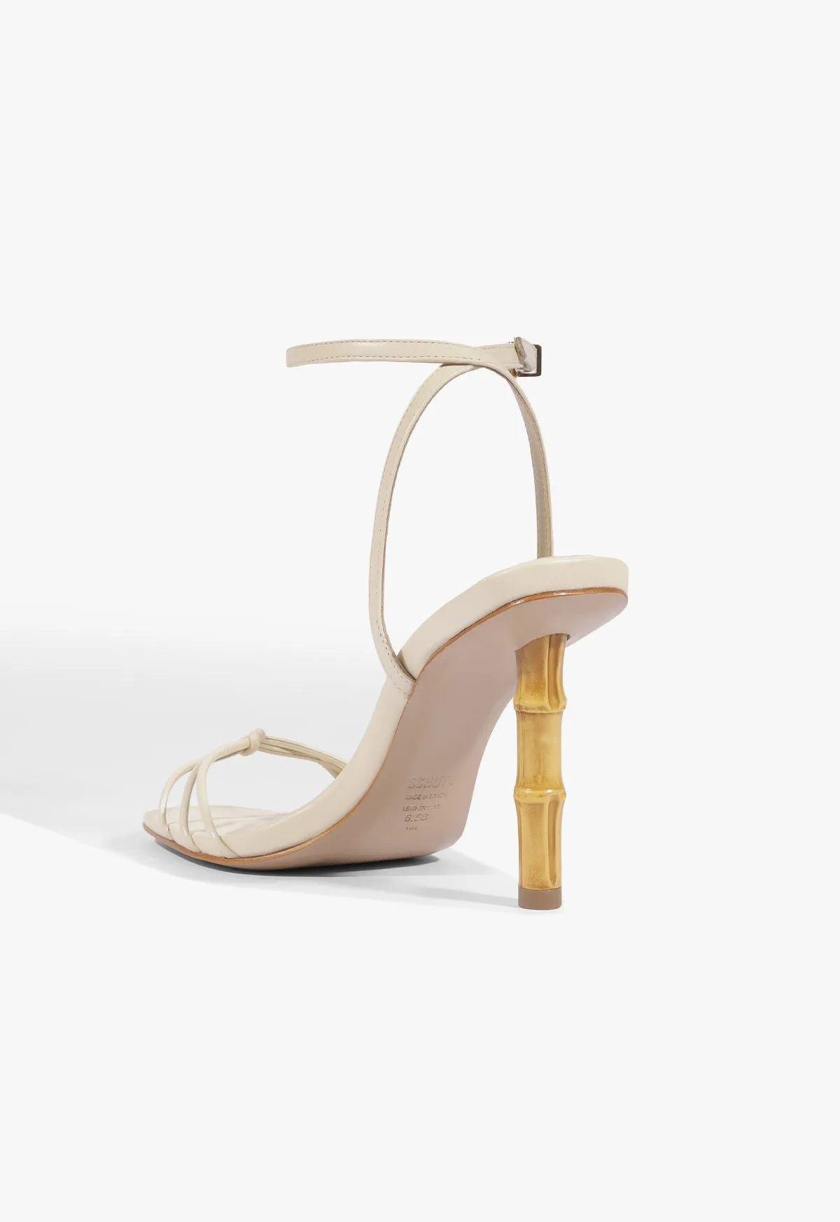 Haven Bamboo Leather Stiletto Sandal sold by SCHUTZ product image thumbnail 4